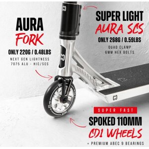CORE ST3 Stunt-Scooter Street H=96cm Polished