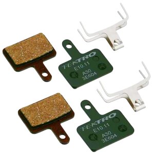 2x Tektro E10.11 Resin Fahrrad Scheibenbremsbeläge 2...