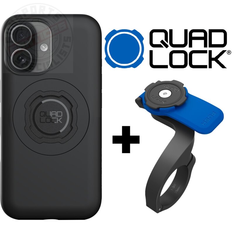 QUAD LOCK MAG Case Fahrrad Handy Hülle + Front Mount für iPhone 17