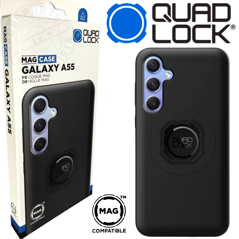 QUAD LOCK MAG Case Handy Schutz Hülle Halter passend für Galaxy A55