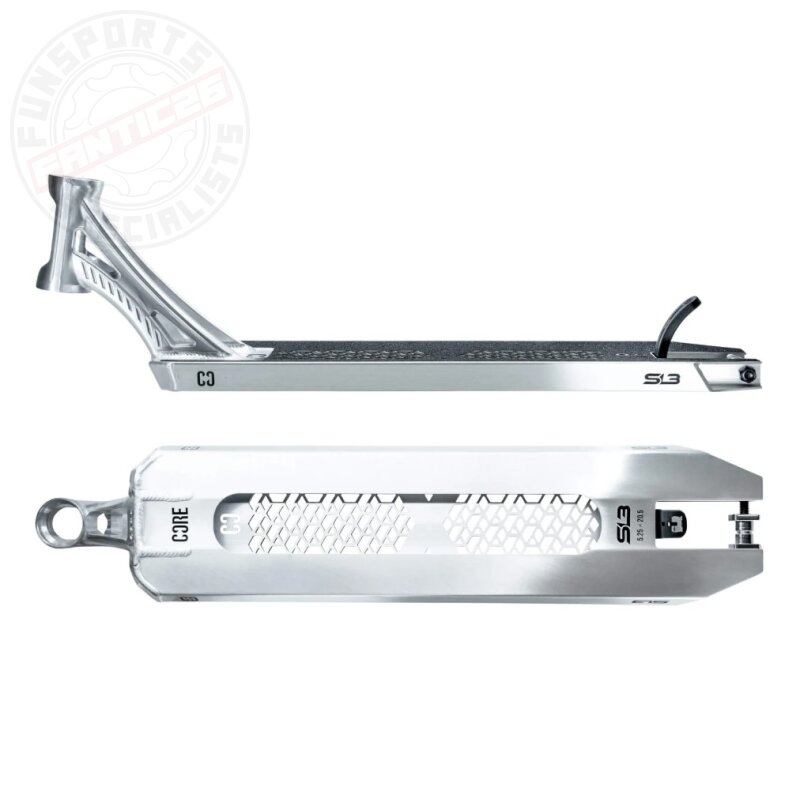CORE SL3 Stunt-Scooter Park Deck Silber 19.3" (490mm)