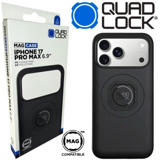QUAD LOCK MAG Case Handy Schutz Hülle Halter passend für iPhone 17 / 18 Pro Max