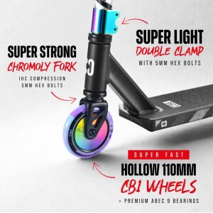 CORE CB1 Stunt-Scooter Park H=79cm Schwarz/Neochrome