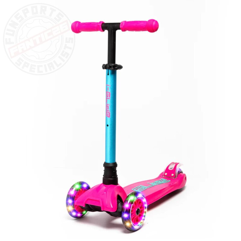 i-Glide verstellbarer Kinderroller für 2-8 Jährige Pink/Aqua