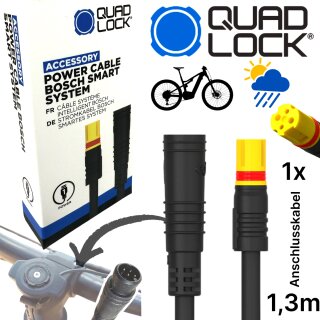 QUAD LOCK Power Cable für Wireless Ladegerät kompatibel mit BoschEbike