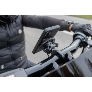 QUAD LOCK Motorrad Pro Lenkerhalterung Handy schwarz Groß  Bware