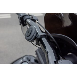 QUAD LOCK Motorrad Pro Lenkerhalterung Handy schwarz Groß  Bware