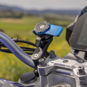 QUAD LOCK Motorrad Lenker Handyhalterung + Vibrationsdämpfer + MAG Hülle für Iphone