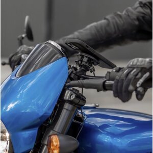 QUAD LOCK Motorrad Lenker Handyhalterung PRO + Vibrationsdämpfer + MAG Hülle für Iphone
