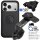 QUAD LOCK Motorrad Lenker Handyhalterung PRO + Vibrationsdämpfer + MAG Hülle für Iphone