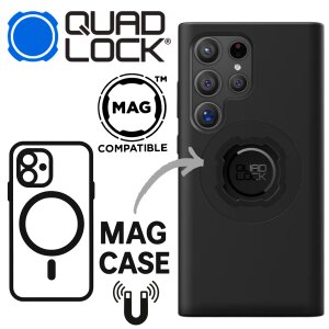 QUAD LOCK MAG Case Bundle Fahrrad Handy Hülle + Front Mount V3 für Galaxy