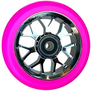 Fantic26 Spy7 Stunt-Scooter Rolle 110mm Abec11 Chrome/Pu Pink