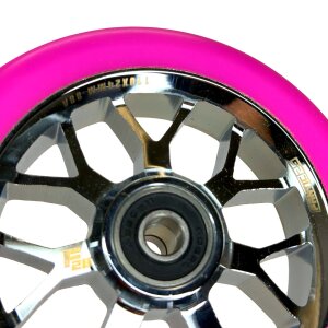 Fantic26 Spy7 Stunt-Scooter Rolle 110mm Abec11 Chrome/Pu...