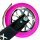 Fantic26 Spy7 Stunt-Scooter Rolle 110mm Abec11 Chrome/Pu Pink
