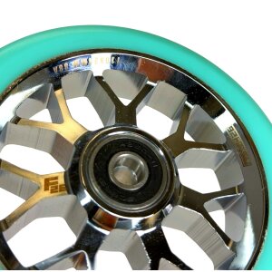 Fantic26 Spy7 Stunt-Scooter Rolle 110mm Abec11 Chrom/Pu Mint
