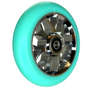 Fantic26 Spy7 Stunt-Scooter Rolle 110mm Abec11 Chrom/Pu Mint