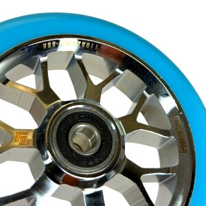 Fantic26 Spy7 Stunt-Scooter Rolle 110mm Abec11 Chrom/Pu...