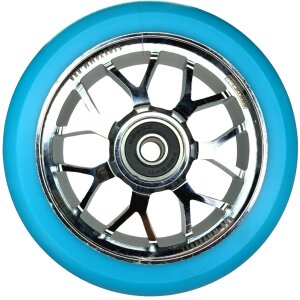 Fantic26 Spy7 Stunt-Scooter Rolle 110mm Abec11 Chrom/Pu Türkis