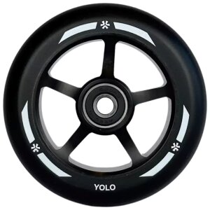 Union Yolo Stunt-Scooter Rolle Abec9 100mm Schwarz