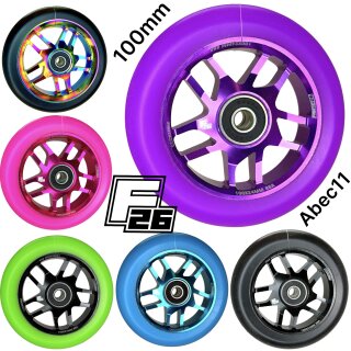 Fantic26 Base Stunt-Scooter Rolle 100mm Abec11