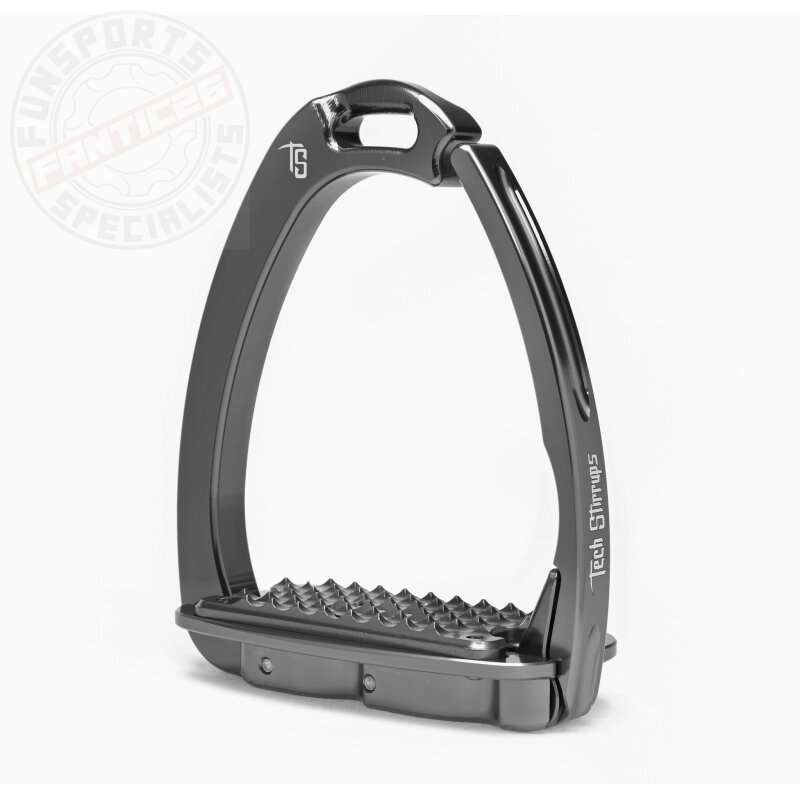 Tech Stirrups Venice Sloped EVO Sichereheitssteigbügel Titanium