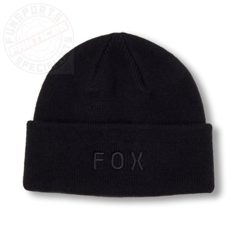 Fox Wordmark Mütze Schwarz