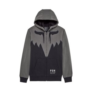 Fox Spire Sasquatch Kapuzenpullover Zip Hoodie Grau