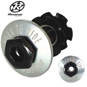 Reverse Alu Dirt Barspin Top Cap Steuersatzkappe...