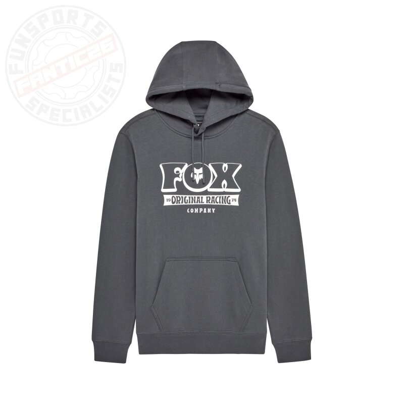 Fox Banner Pullover Hoodie Grau L