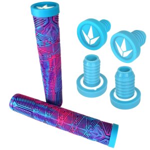Blunt Stunt-Scooter / BMX Griffe V3 Soft 160mm Lang lila...