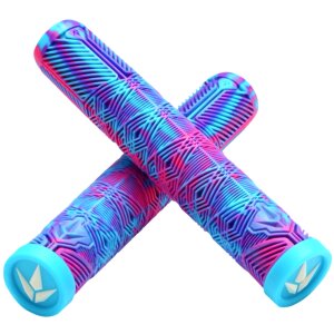 Blunt Stunt-Scooter / BMX Griffe V3 Soft 160mm Lang lila / türkis / pink