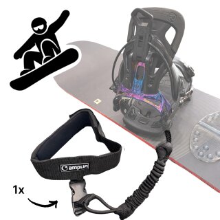 Amplifi Web Leash Pro Snowboard Snowscooter Safty Sicherungsseil schwarz