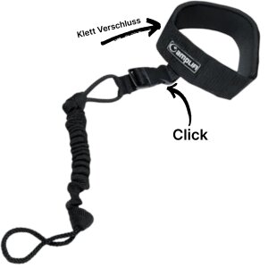 Amplifi Web Leash Pro Snowboard Snowscooter Safty...