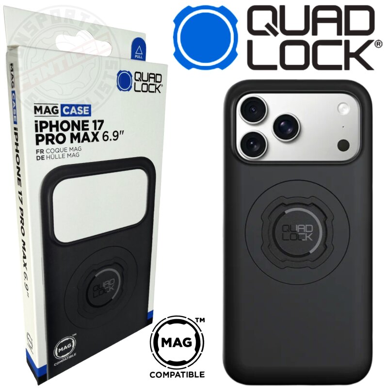QUAD LOCK MAG Case Handy Schutz Hülle Halter passend für iPhone 17 Pro Max B-Ware