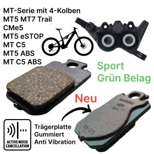 Magura Bremsbeläge MDP 8+ Grün Sport mit...