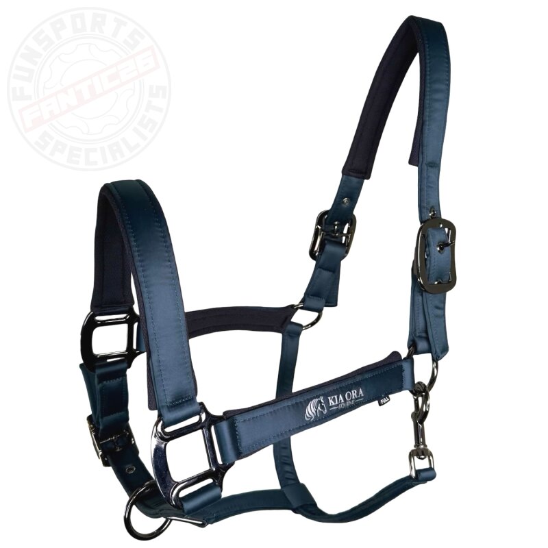 Kia Ora Equine Satin Premium Halfter Pferd Jägergrün Full