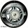 Supreme Rollers Venice Inliner Skate Rollen 76mm 82A Grau (4er Set)