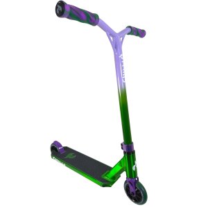 Chilli Pro Jumpstart S Stunt-Scooter H=71cm transparent Grün / Lila