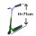 Chilli Pro Jumpstart S Stunt-Scooter H=71cm transparent Grün / Lila