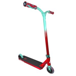 Chilli Pro Jumpstart M Stunt-Scooter H=81cm transparent Rot / Türkis