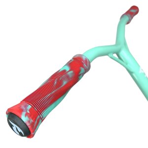 Chilli Pro Jumpstart M Stunt-Scooter H=81cm transparent Rot / Türkis