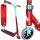 Chilli Pro Jumpstart M Stunt-Scooter H=81cm transparent Rot / Türkis