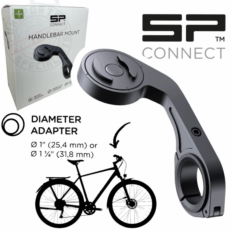 SP Connect Handelbar Mount Fahrrad Lenker Handy Halter seitlich