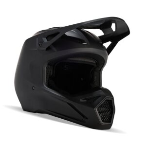 Fox V1 Solid Motorrad Motocross Helm Schwarz Matt
