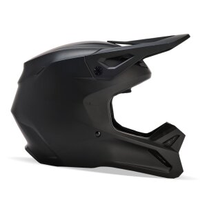 Fox V1 Solid Motorrad Motocross Helm Schwarz Matt