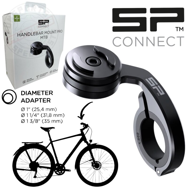 SP Connect Handelbar Mount Pro MTB Fahrrad Lenker Handy Halter seitlich