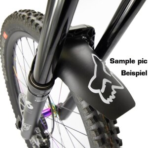 Fox Mud Guard Fahrrad Schutzblech Gabel Fender BLSH Wrapped Grau / Rosa
