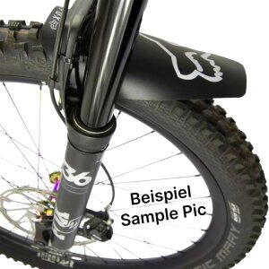 Fox Mud Guard Fahrrad Schutzblech Gabel Fender BLSH Wrapped Grau / Rosa