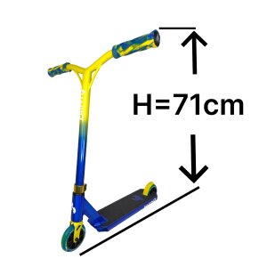 Chilli Pro Jumpstart S Stunt-Scooter H=71cm transparent...