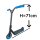 Chilli Pro Wave Track Pumptrack Stunt-Scooter S H=71cm 150mm Rollen  Schwarz / Blau